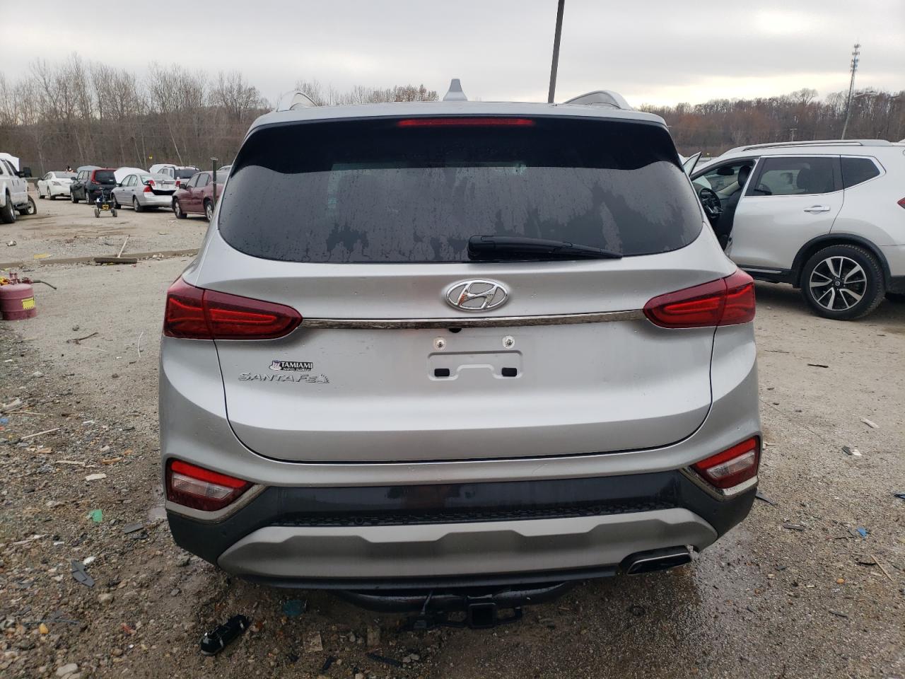 2020 Hyundai Santa Fe VIN 5NMS53AD8LH306669 Copart auction photo, front end damage thumbnail 6