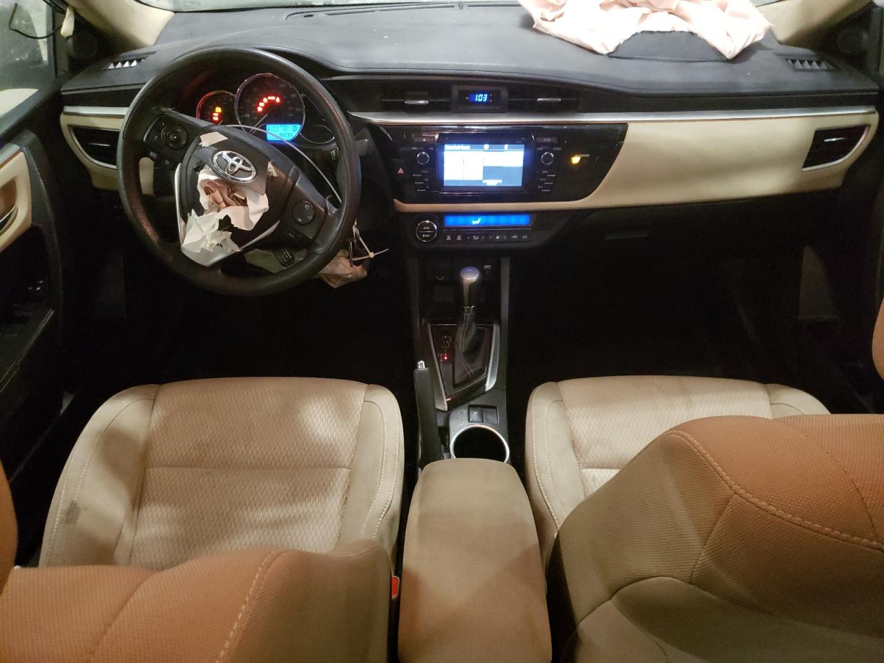 2014 Toyota Corolla VIN 5YFBURHE7EP163808 Copart auction photo, front end / rear end damage thumbnail 8