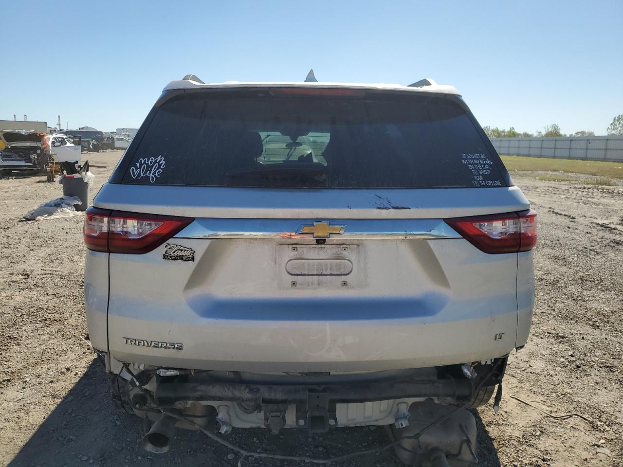 2021 Chevrolet Traverse VIN 1GNERGKW5MJ110670 Copart auction photo, front end / side damage thumbnail 6