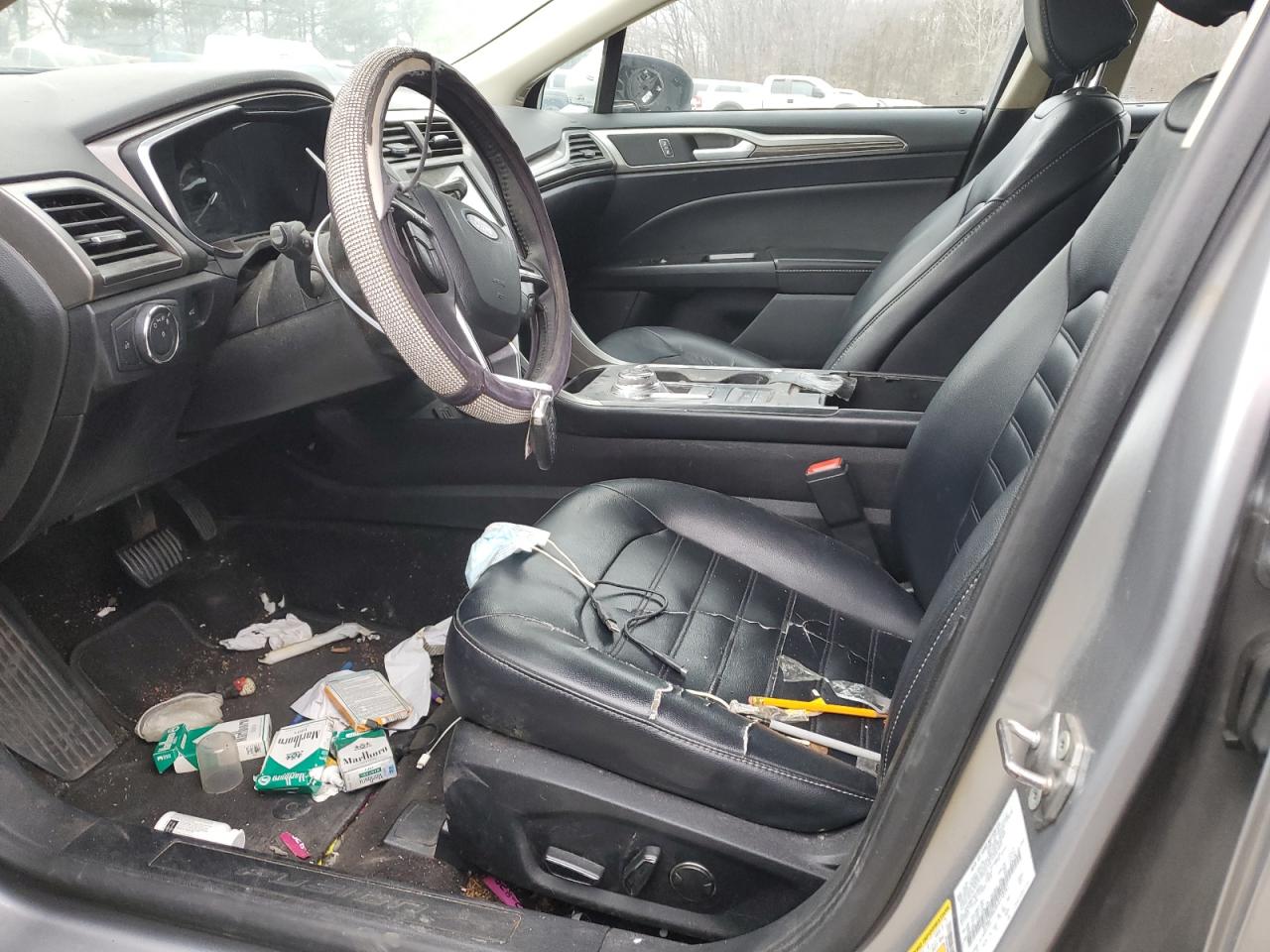 2020 Ford Fusion VIN 3FA6P0MU8LR158261 Copart auction photo, front end damage thumbnail 7