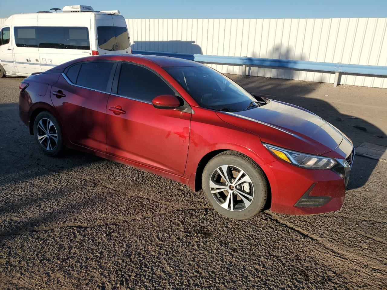 2021 Nissan Sentra VIN 3N1AB8CV3MY225922 Copart auction photo, side damage thumbnail 4