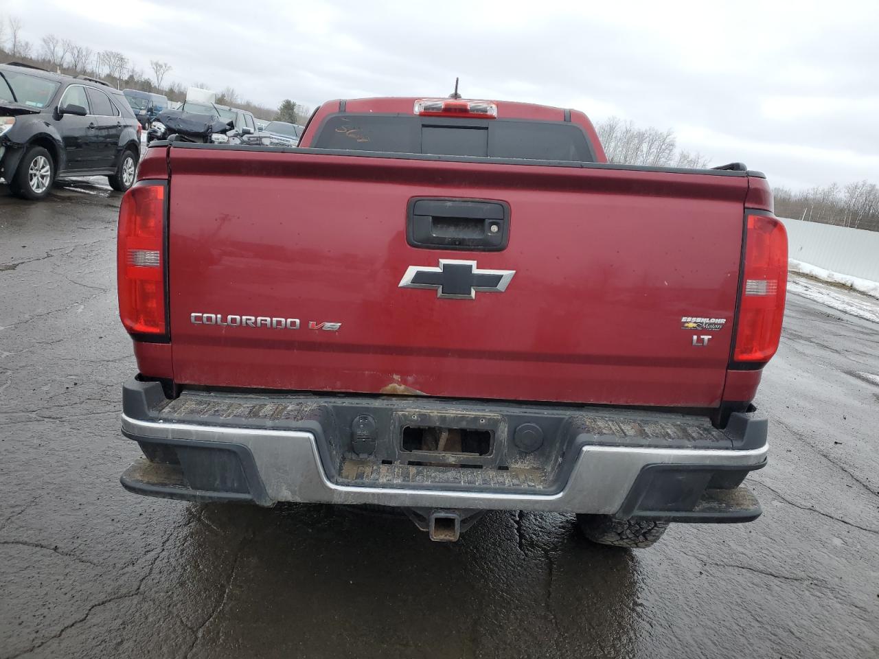 2017 Chevrolet Colorado VIN 1GCGTCEN9H1328342 Copart auction photo, front end / side damage thumbnail 6