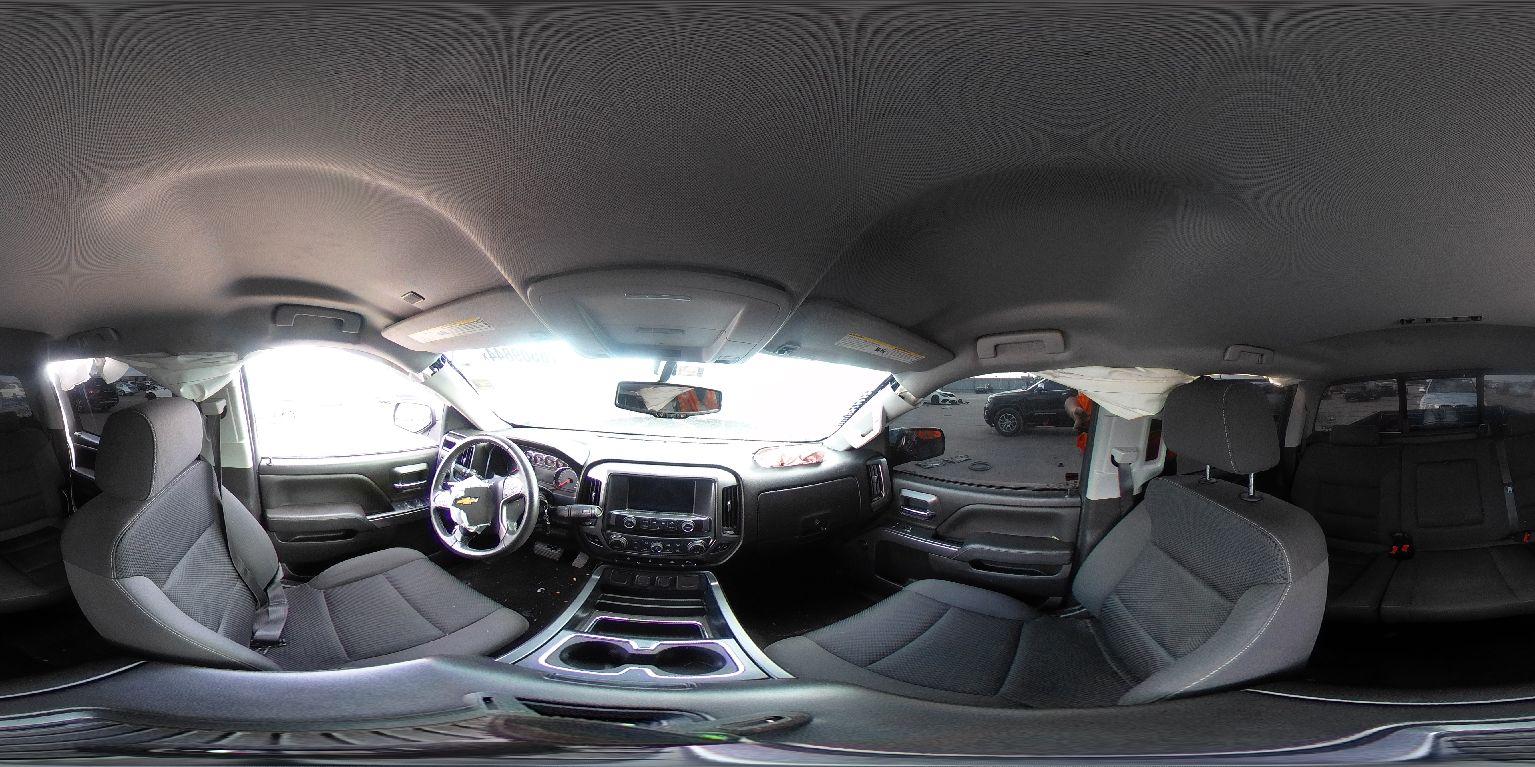 2018 Chevrolet Silverado VIN 3GCPCRECXJG178539 Copart auction photo, all over damage thumbnail 13