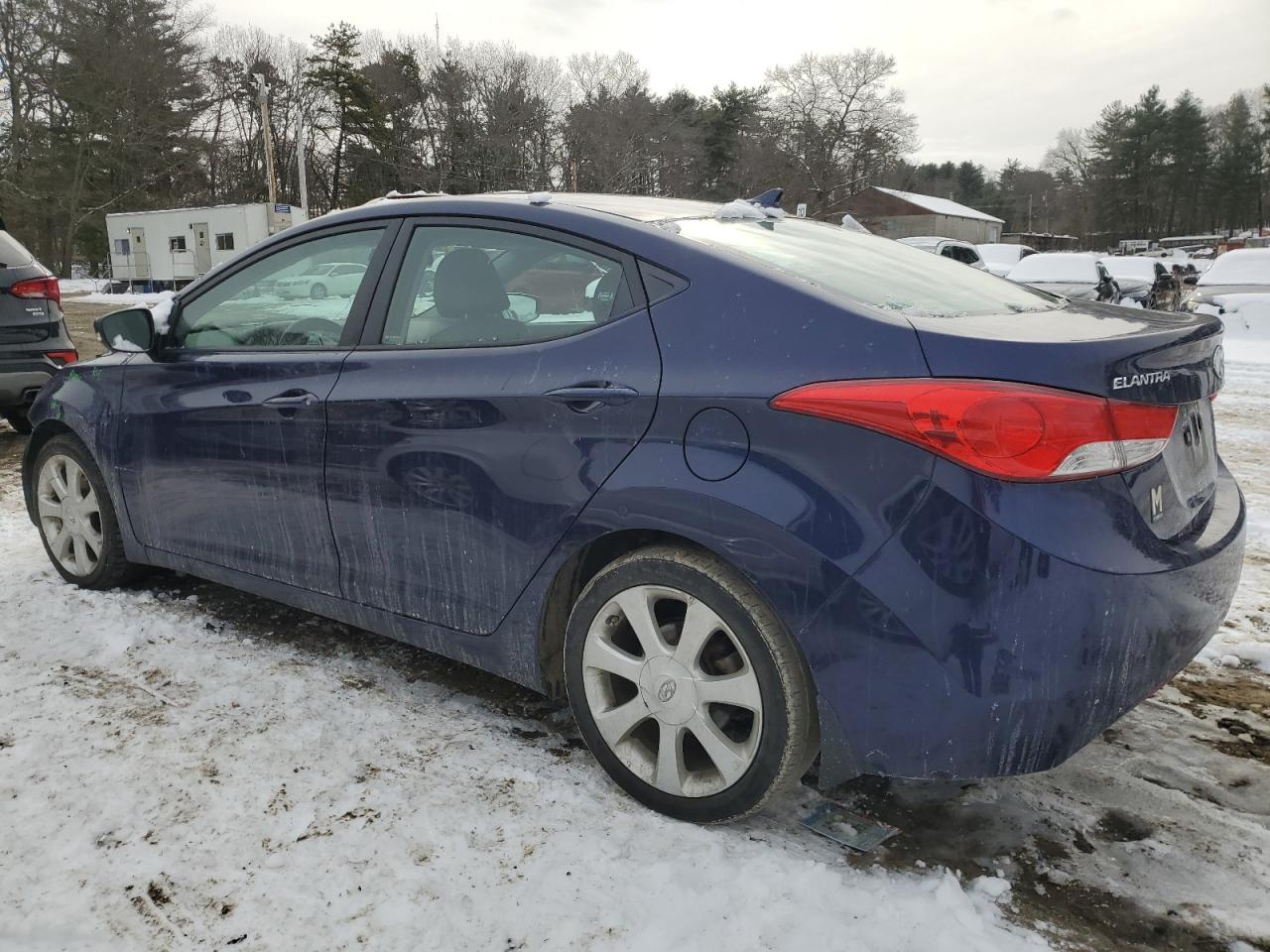 2013 Hyundai Elantra VIN 5NPDH4AE0DH214409 Copart auction photo, front end / minor dent/scratches damage thumbnail 2