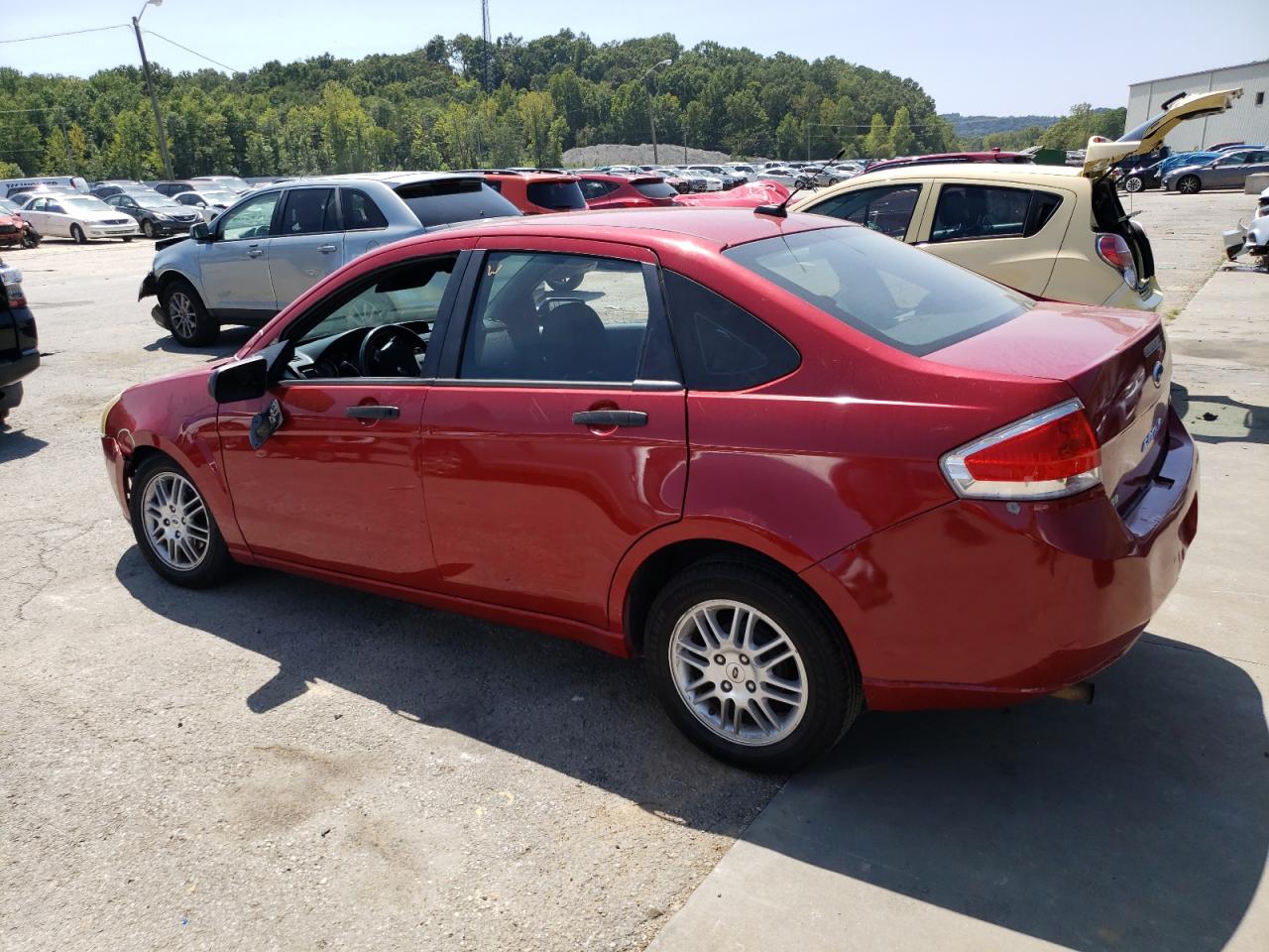 2011 Ford Focus VIN 1FAHP3FN2BW111481 Copart auction photo, front end / side damage thumbnail 2
