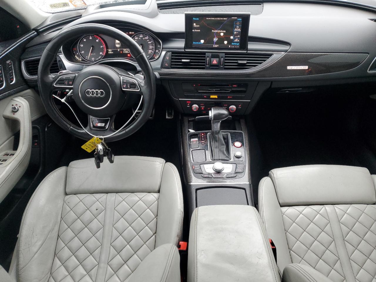 2014 Audi S6 VIN WAUF2AFC2EN091453 Copart auction photo, front end damage thumbnail 8