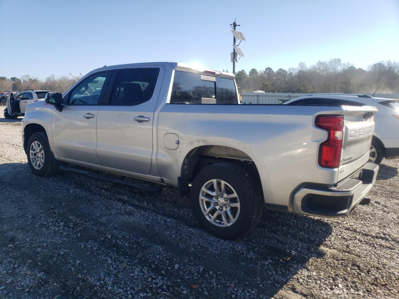 2020 Chevrolet Silverado VIN 3GCUYDED1LG429578 Copart auction photo, all over damage thumbnail 2