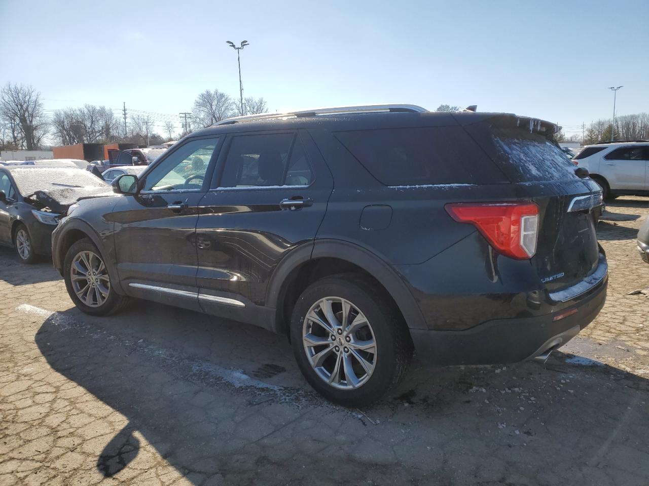 2021 Ford Explorer VIN 1FMSK8FH6MGA85305 Copart auction photo, front end / side damage thumbnail 2