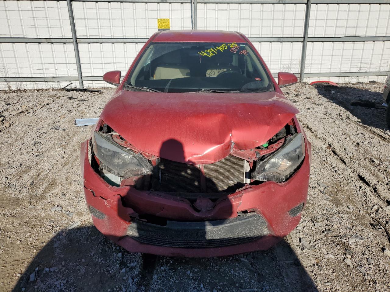 2014 Toyota Corolla VIN 2T1BURHE2EC100034 Copart auction photo, all over damage thumbnail 5