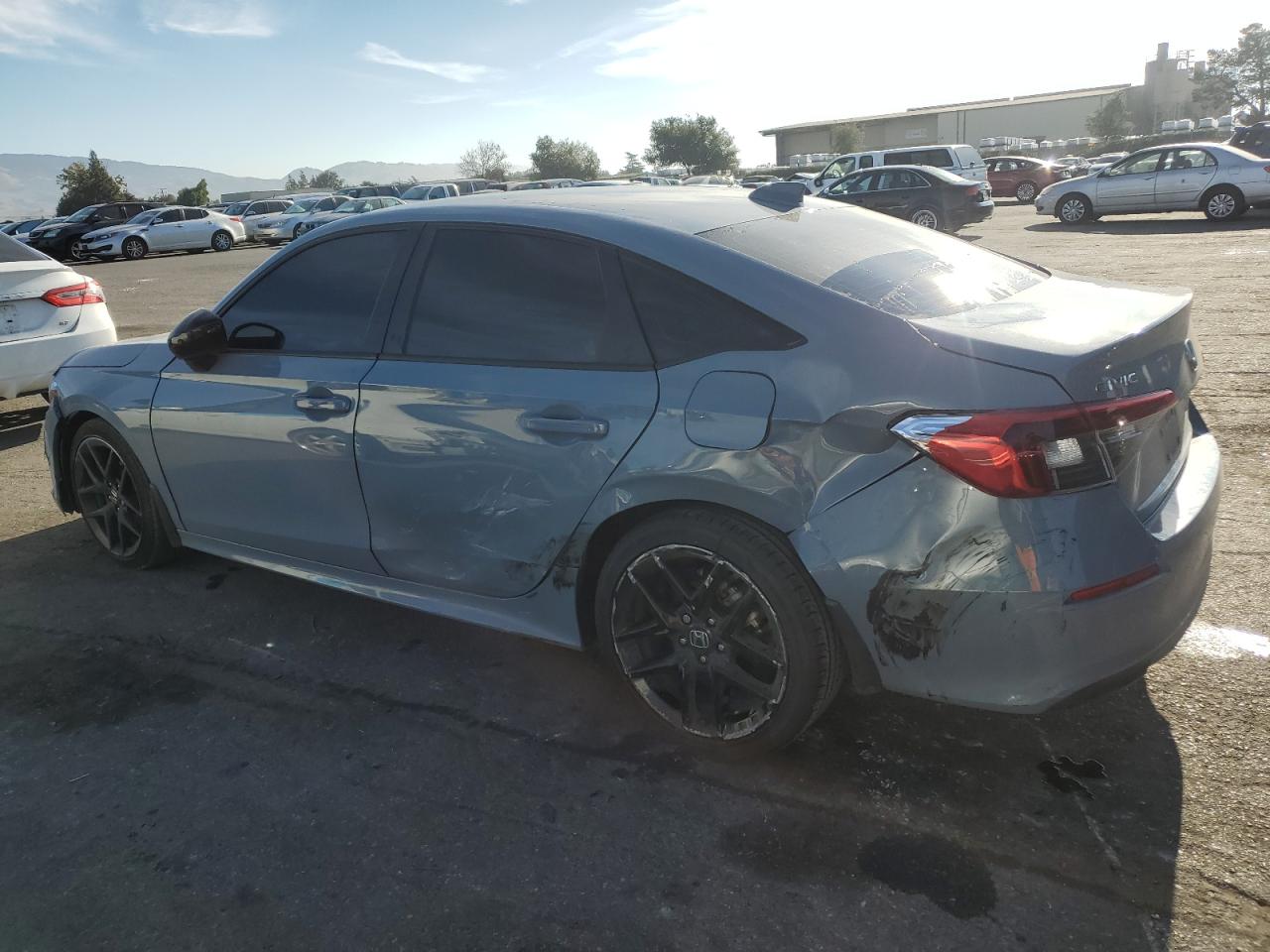 2023 Honda Civic VIN 2HGFE2F58PH541251 Copart auction photo, all over damage thumbnail 2