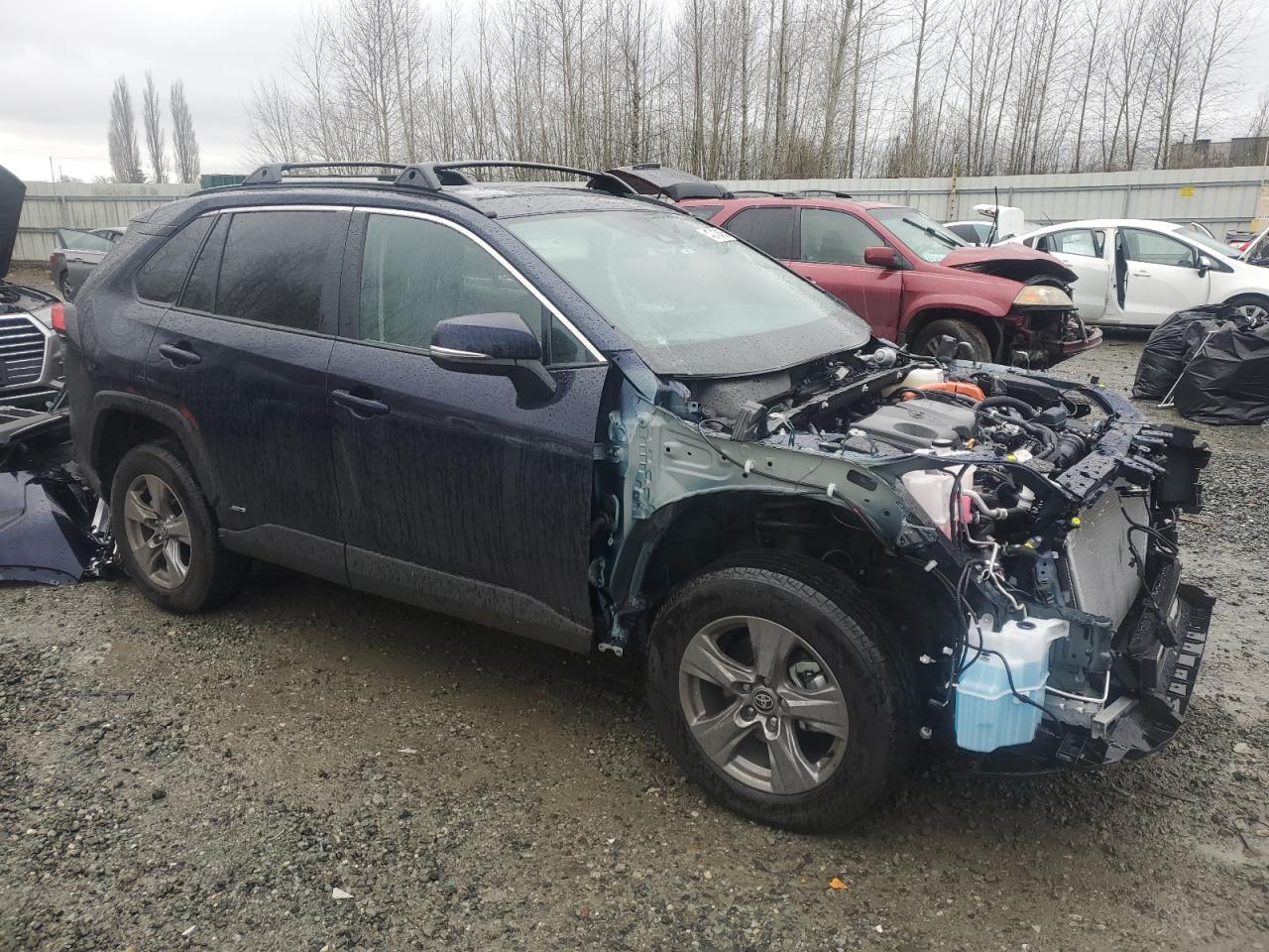 2024 Toyota RAV 4 VIN 4T3RWRFV7RU158213 Copart auction photo, front end / side damage thumbnail 4