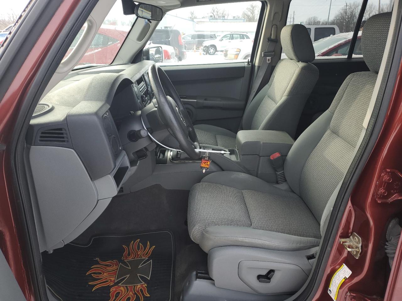 2007 Jeep Commander VIN 1J8HG48K57C507652 Copart auction photo, side damage thumbnail 7