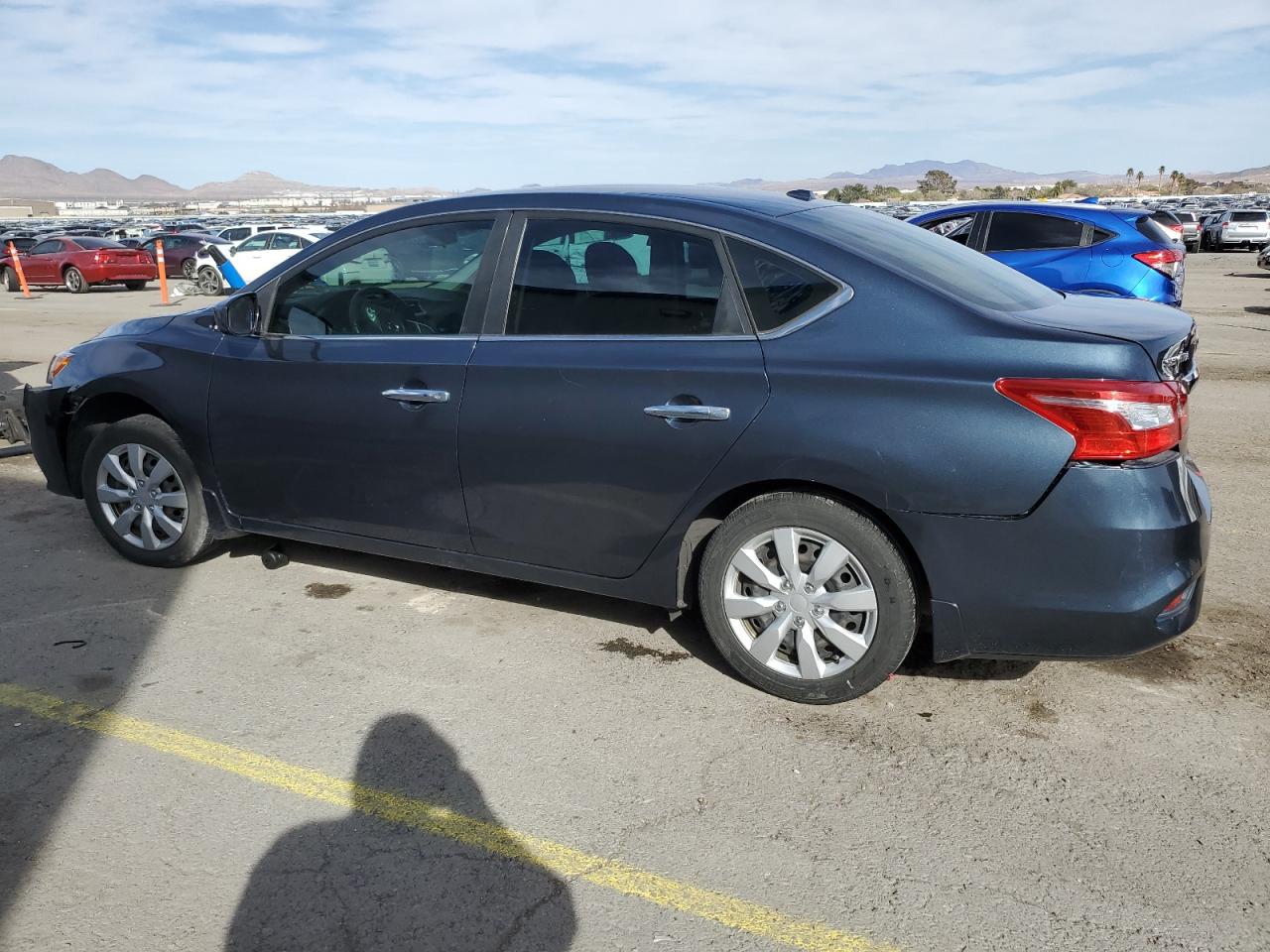 2016 Nissan Sentra VIN 3N1AB7AP9GL652389 Copart auction photo, front end / rear end damage thumbnail 2