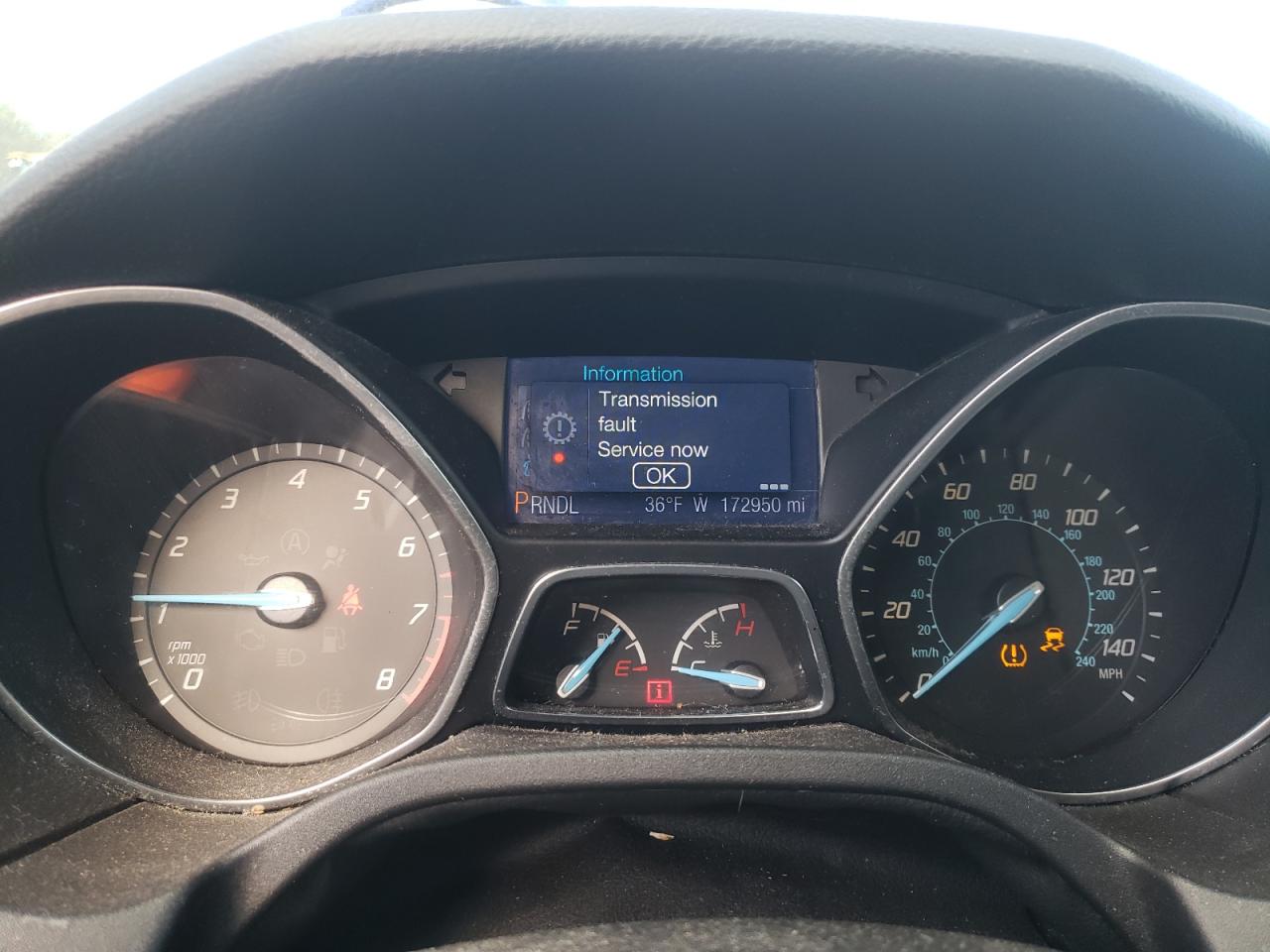 2013 Ford Focus VIN 1FADP3K20DL349988 Copart auction photo, front end / rear end damage thumbnail 9