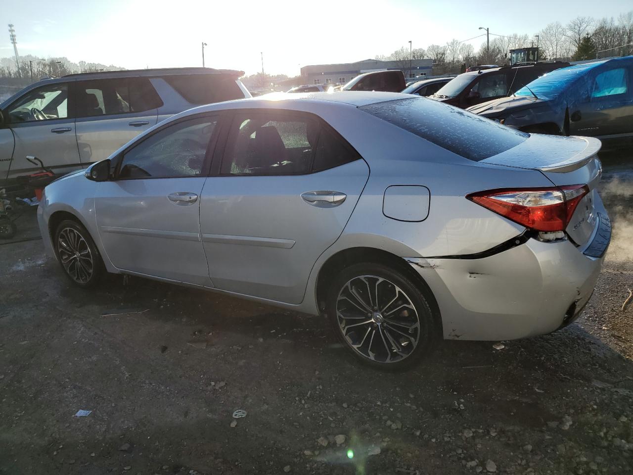 2016 Toyota Corolla VIN 2T1BURHE0GC704880 Copart auction photo, front end / rear end damage thumbnail 2