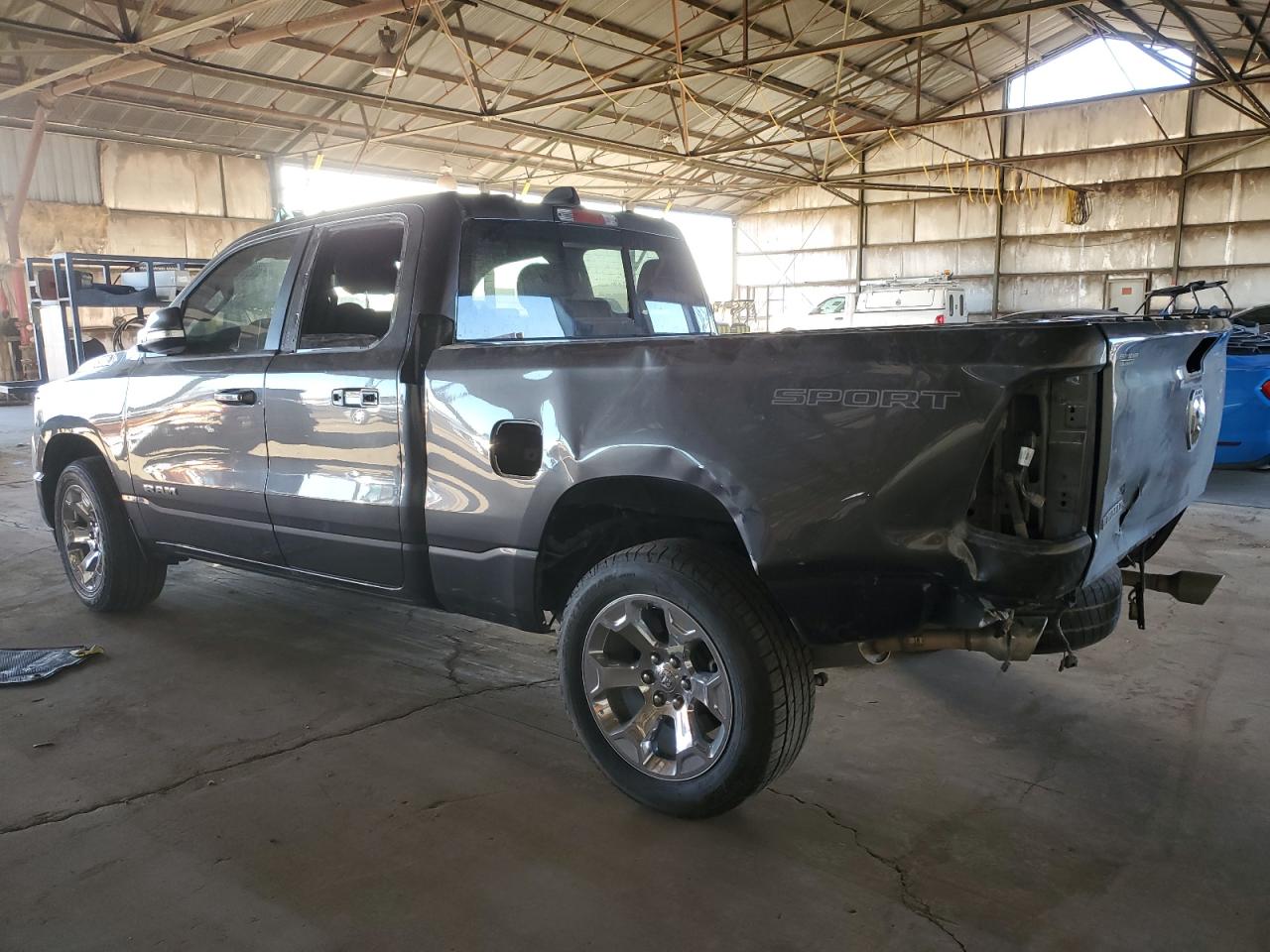 2022 RAM 1500 VIN 1C6RREBT3NN329438 Copart auction photo, rear end damage thumbnail 2