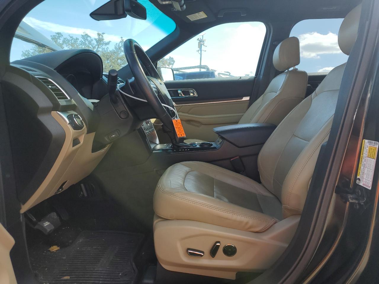 2016 Ford Explorer VIN 1FM5K7F84GGB01710 Copart auction photo, front end / side damage thumbnail 7