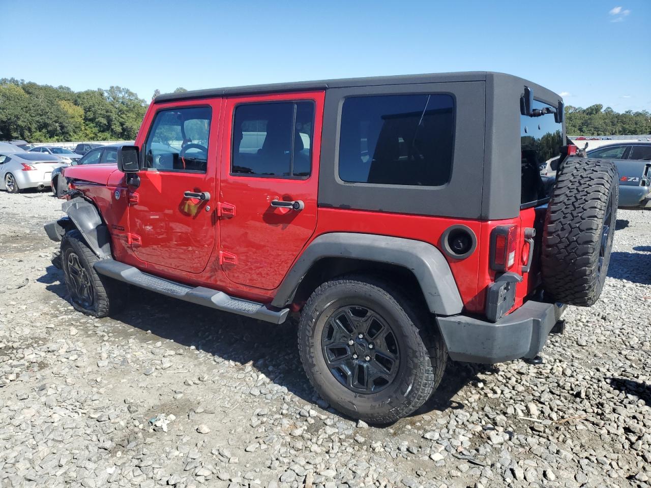 2014 Jeep Wrangler VIN 1C4BJWDG1EL194169 Copart auction photo, front end damage thumbnail 2