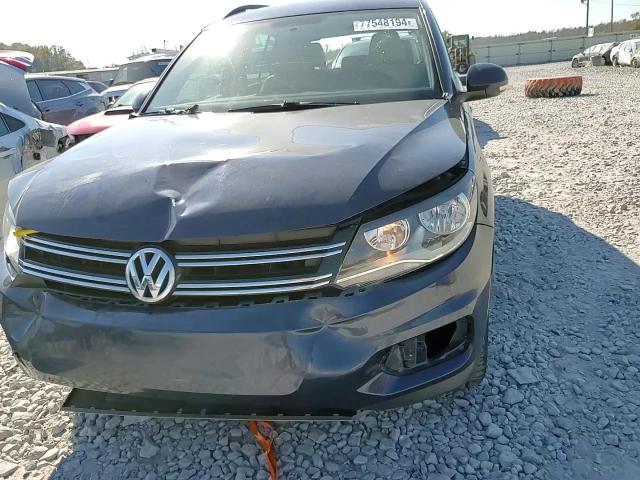 2015 Volkswagen Tiguan VIN WVGAV7AX1FW606595 Copart auction photo, rear end damage thumbnail 10