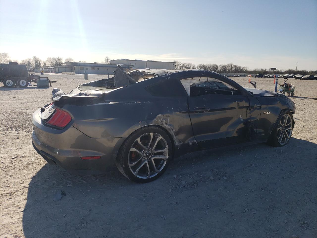 2019 Ford Mustang VIN 1FA6P8CF2K5120723 Copart auction photo, all over damage thumbnail 3