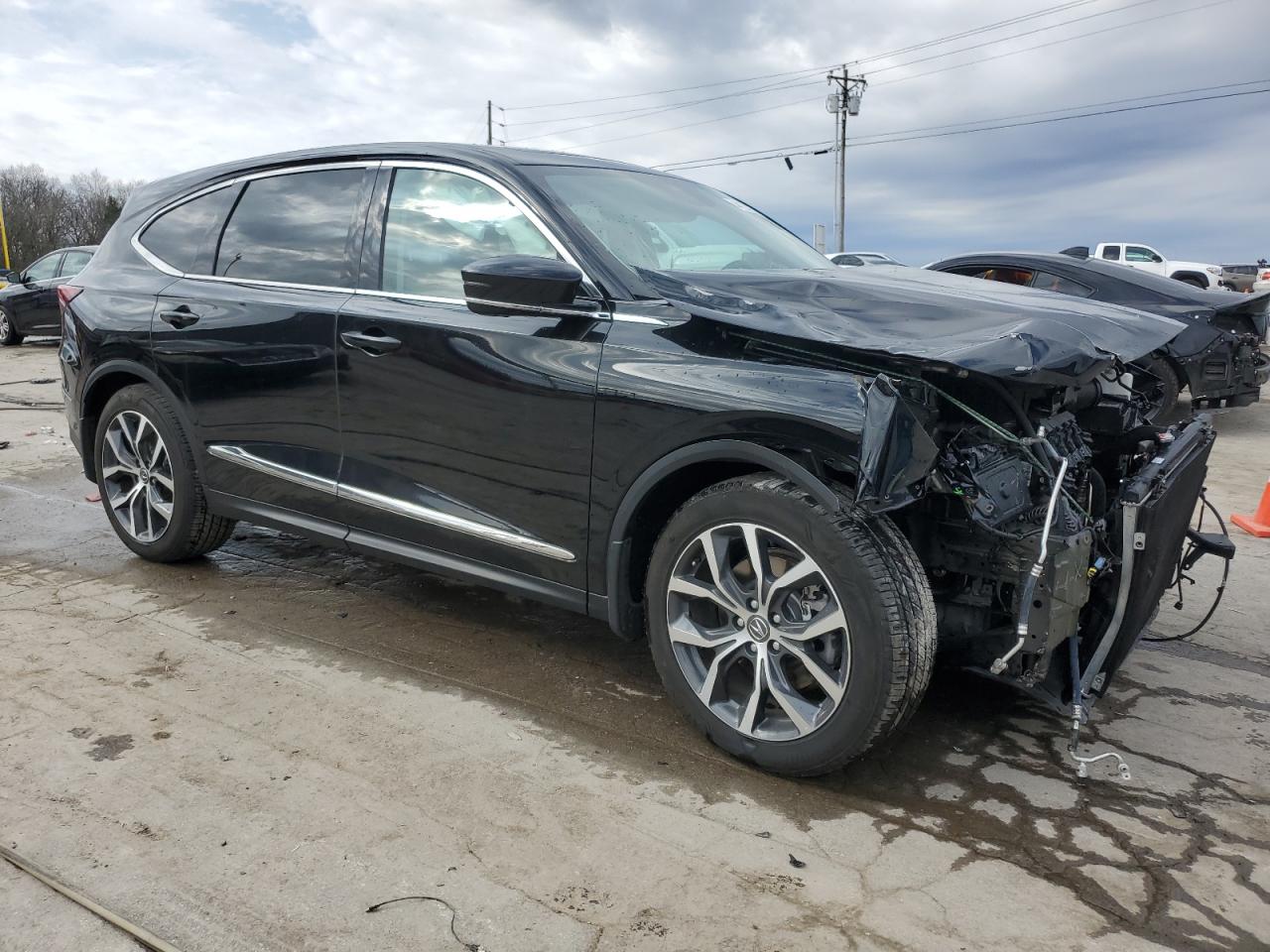 2024 Acura MDX VIN 5J8YE1H45RL016256 Copart auction photo, front end damage thumbnail 4