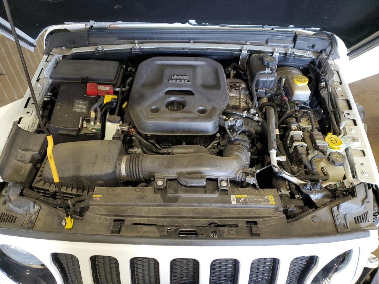 2021 Jeep Wrangler VIN 1C4HJXEN1MW669300 Copart auction photo, front end / side damage thumbnail 12