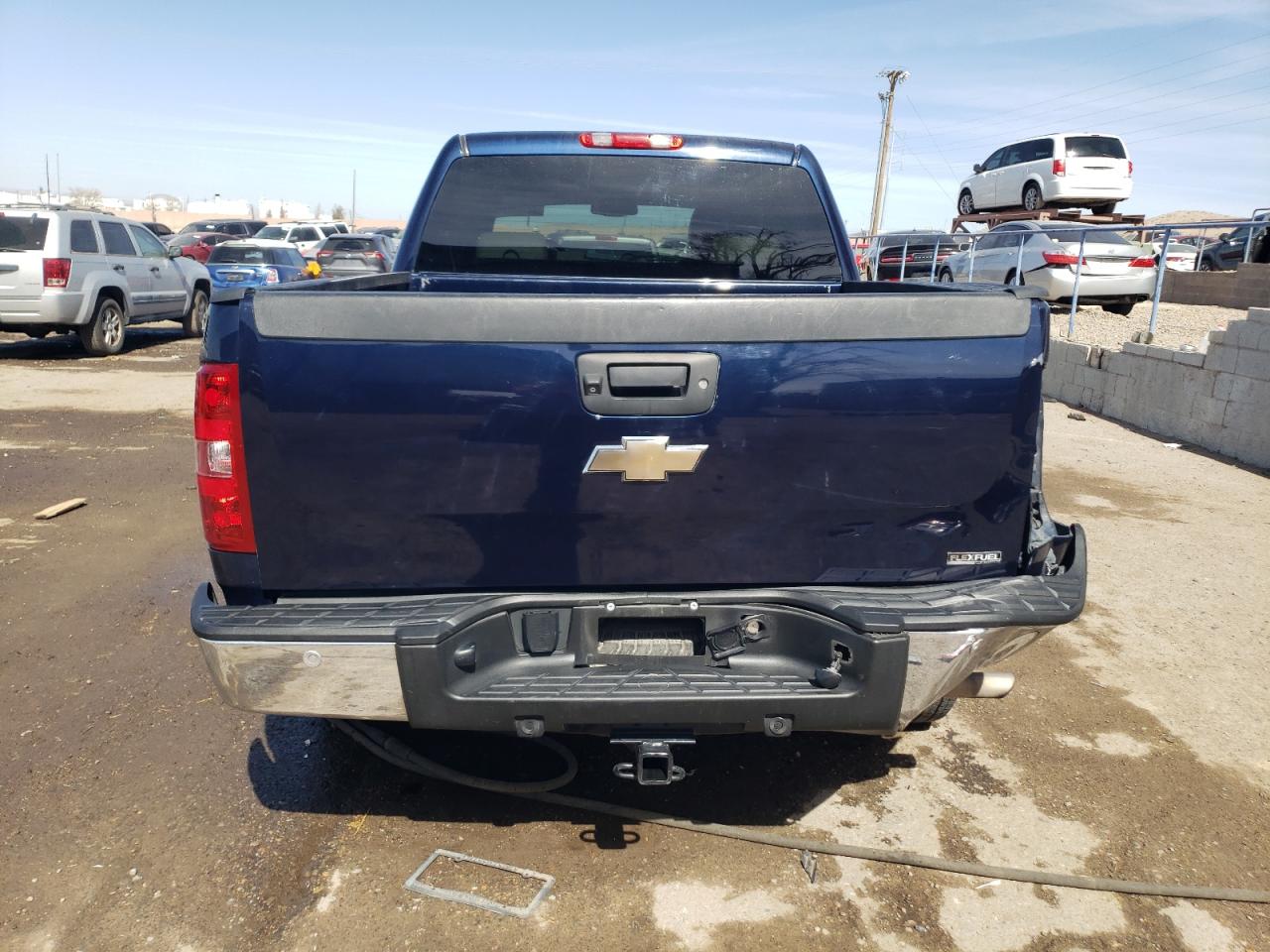 2009 Chevrolet Silverado VIN 3GCEK33329G212804 Copart auction photo, rear end / side damage thumbnail 6