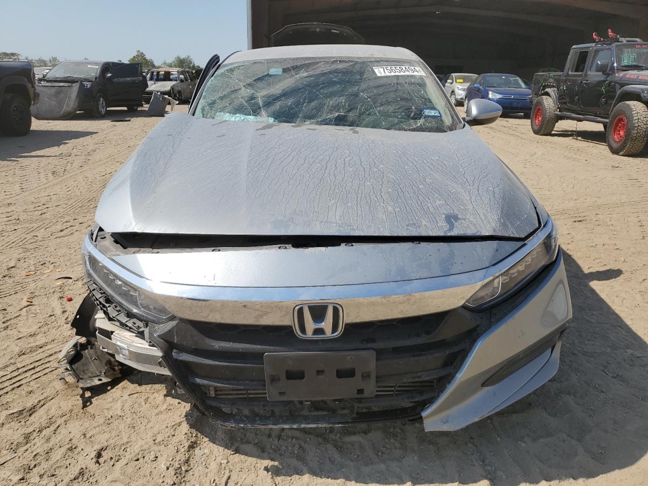 2020 Honda Accord VIN 1HGCV1F19LA054529 Copart auction photo, front end / undercarriage damage thumbnail 5