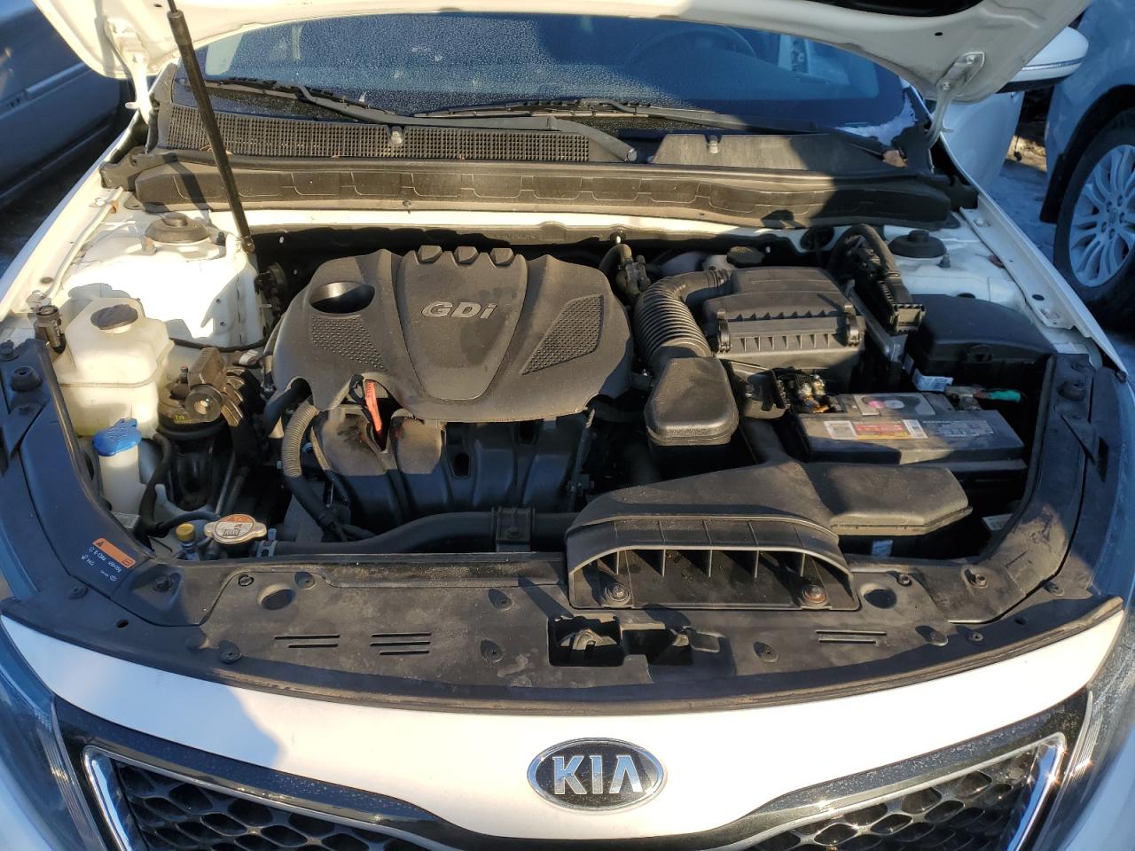 2015 KIA Optima VIN KNAGM4A74F5626181 Copart auction photo, side damage thumbnail 12