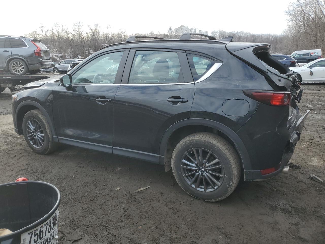 2019 Mazda CX-5 VIN JM3KFBBM4K0628818 Copart auction photo, front end / rear end damage thumbnail 2