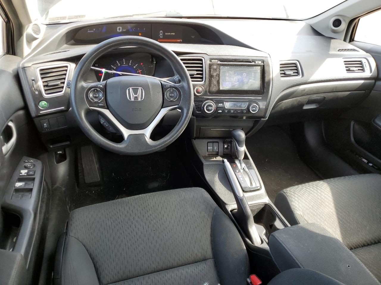 2015 Honda Civic VIN 19XFB2F73FE056616 Copart auction photo, front end / side damage thumbnail 8