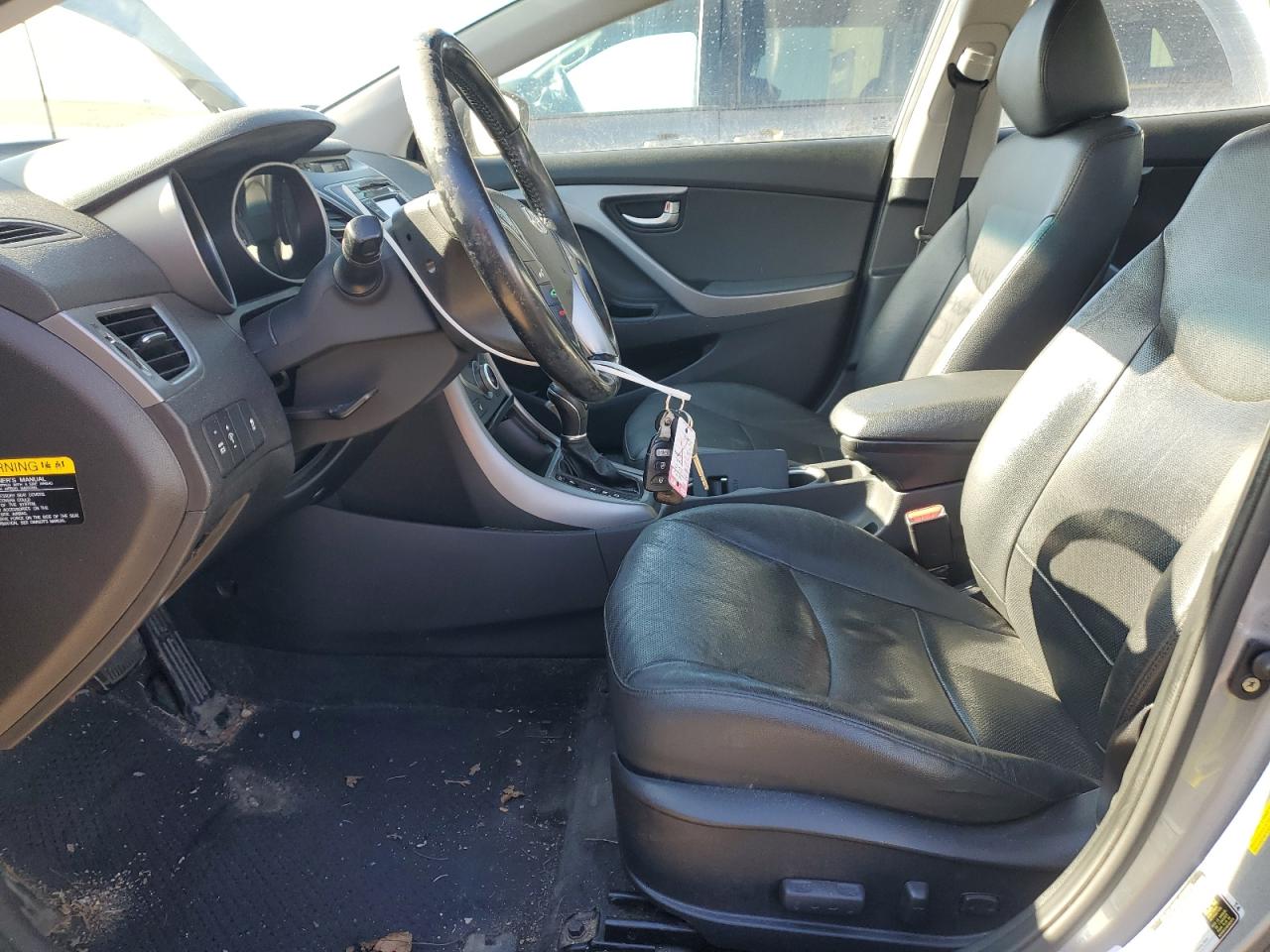 2015 Hyundai Elantra VIN KMHDH4AE0FU327913 Copart auction photo, front end damage thumbnail 7