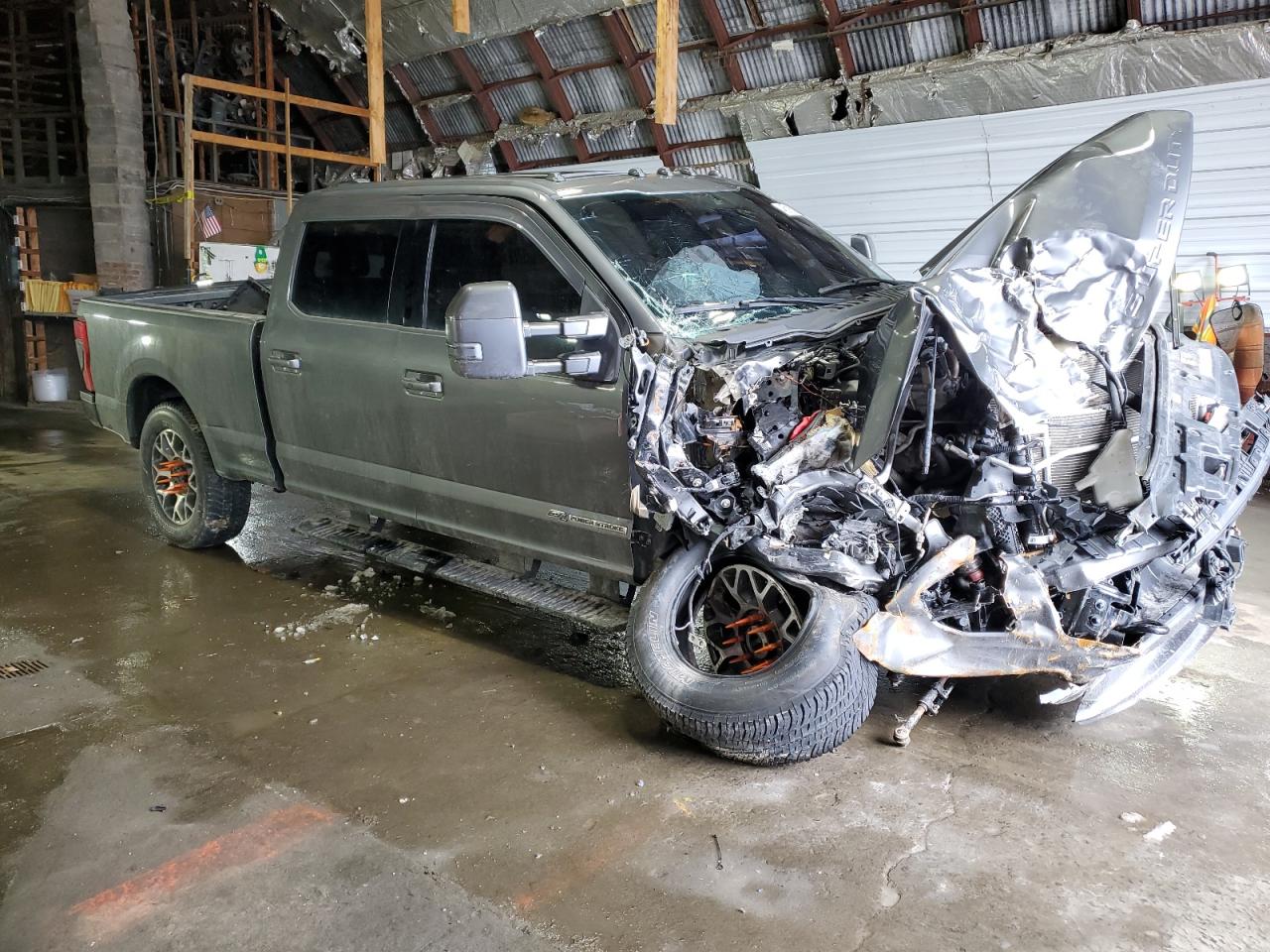 2022 Ford F250 VIN 1FT7W2BT4NED48829 Copart auction photo, front end damage thumbnail 4