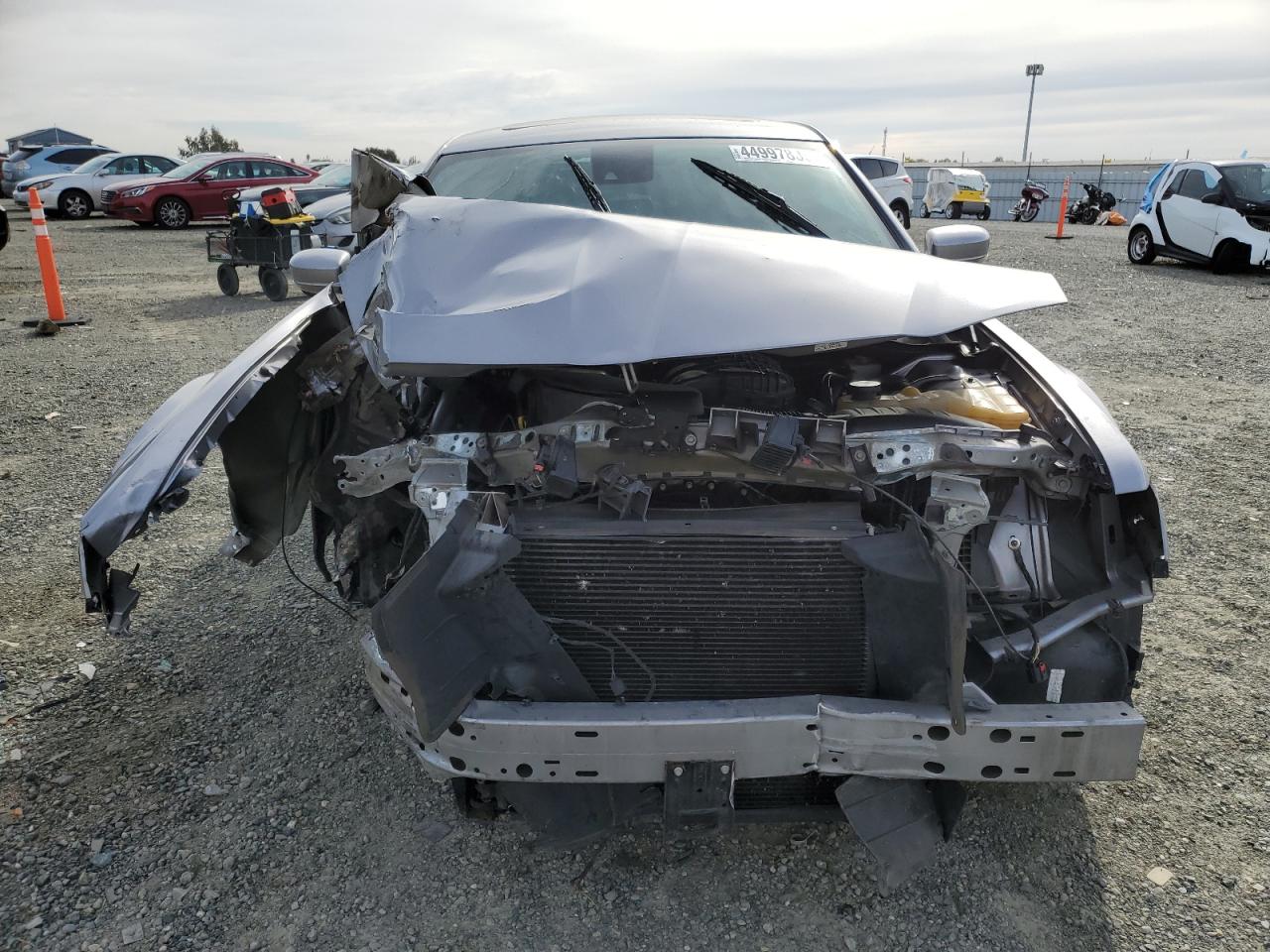 2018 Chrysler 300 VIN 2C3CCAGG8JH300481 Copart auction photo, front end / side damage thumbnail 5