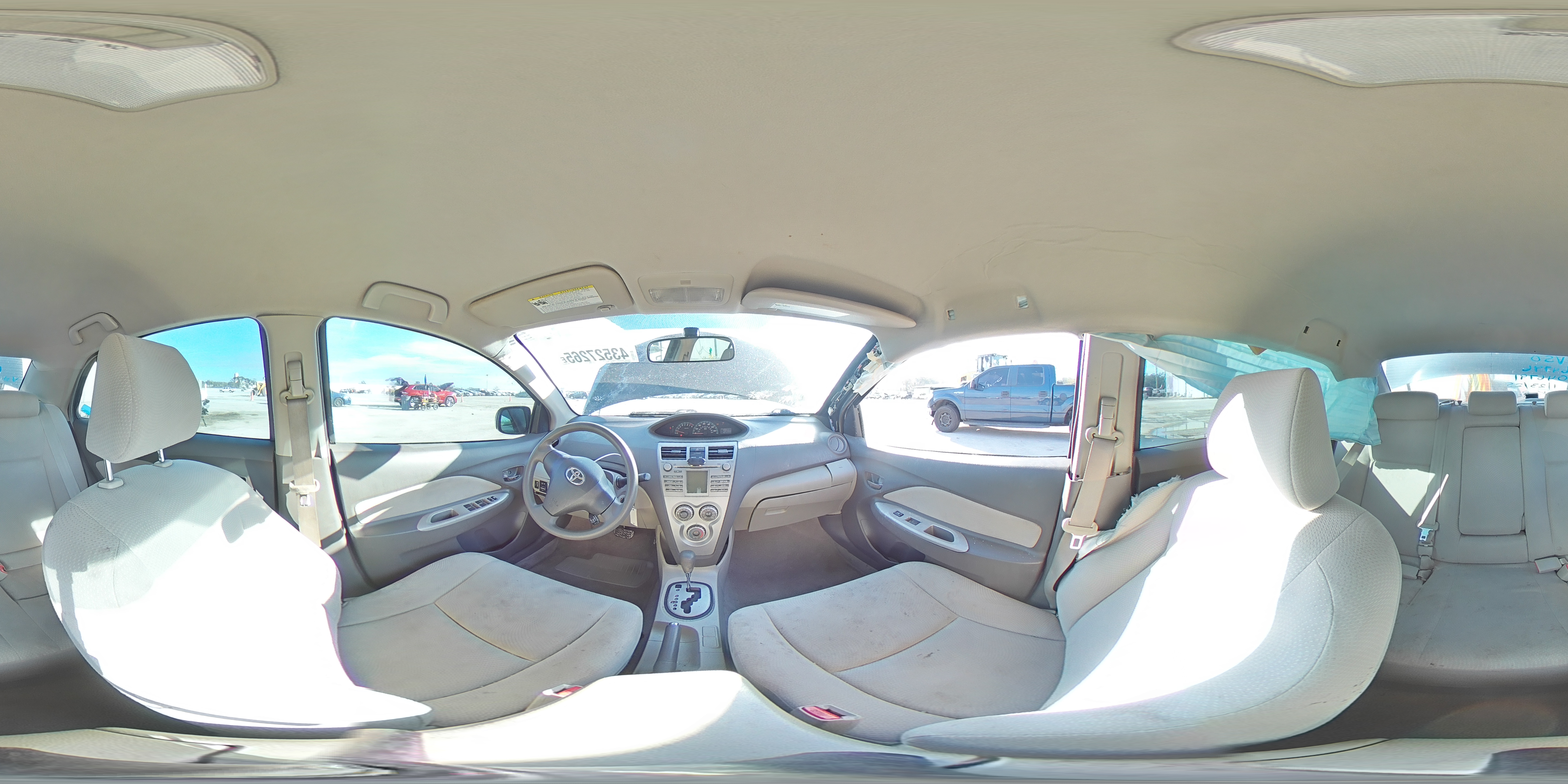 2009 Toyota Yaris VIN JTDBT903494046791 Copart auction photo, all over damage thumbnail 13