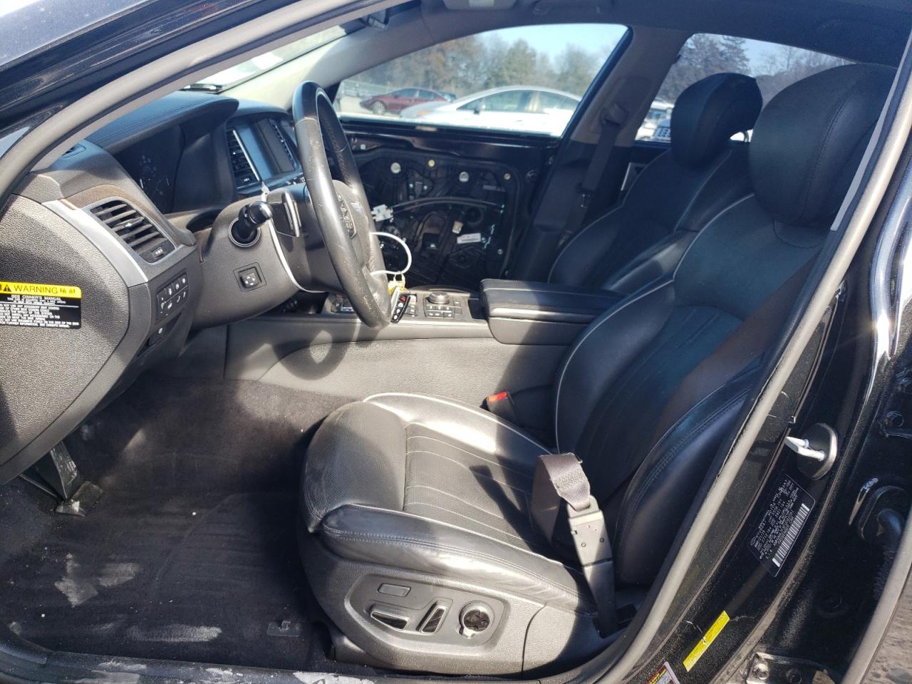 2015 Hyundai Genesis VIN KMHGN4JF3FU092051 Copart auction photo, front end / stripped damage thumbnail 7
