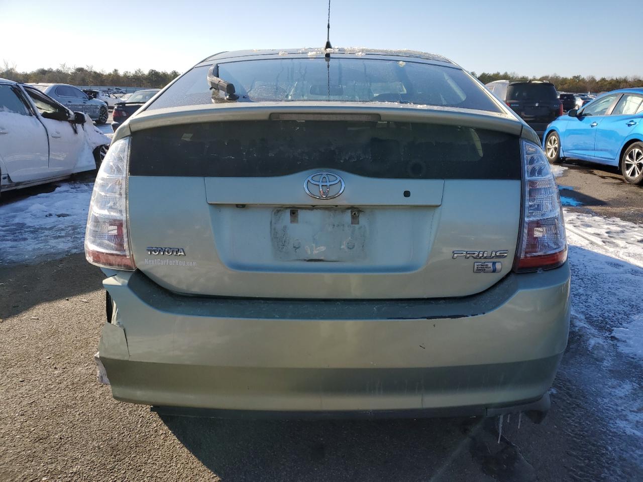 2009 Toyota Prius VIN JTDKB20U597829877 Copart auction photo, rear end / minor dent/scratches damage thumbnail 6