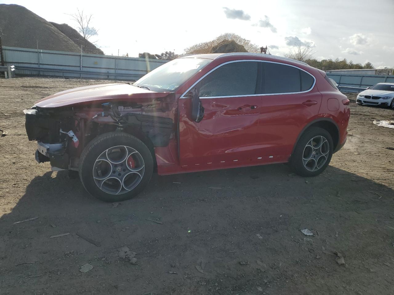 2018 Alfa Romeo Stelvio VIN ZASFAKBN3J7B78755 - Copart auction photo