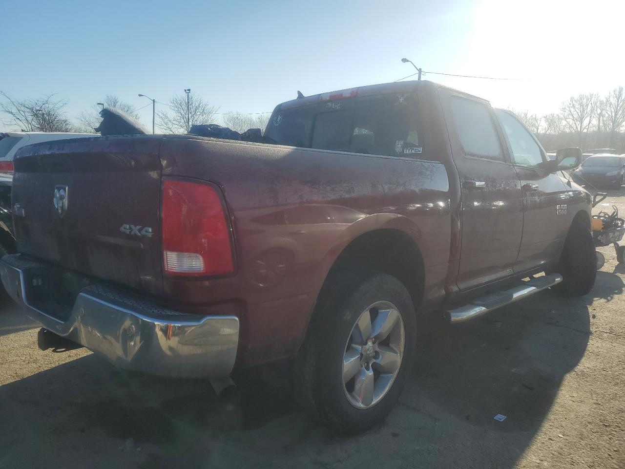 2017 RAM 1500 VIN 1C6RR7LG4HS827733 Copart auction photo, all over damage thumbnail 3