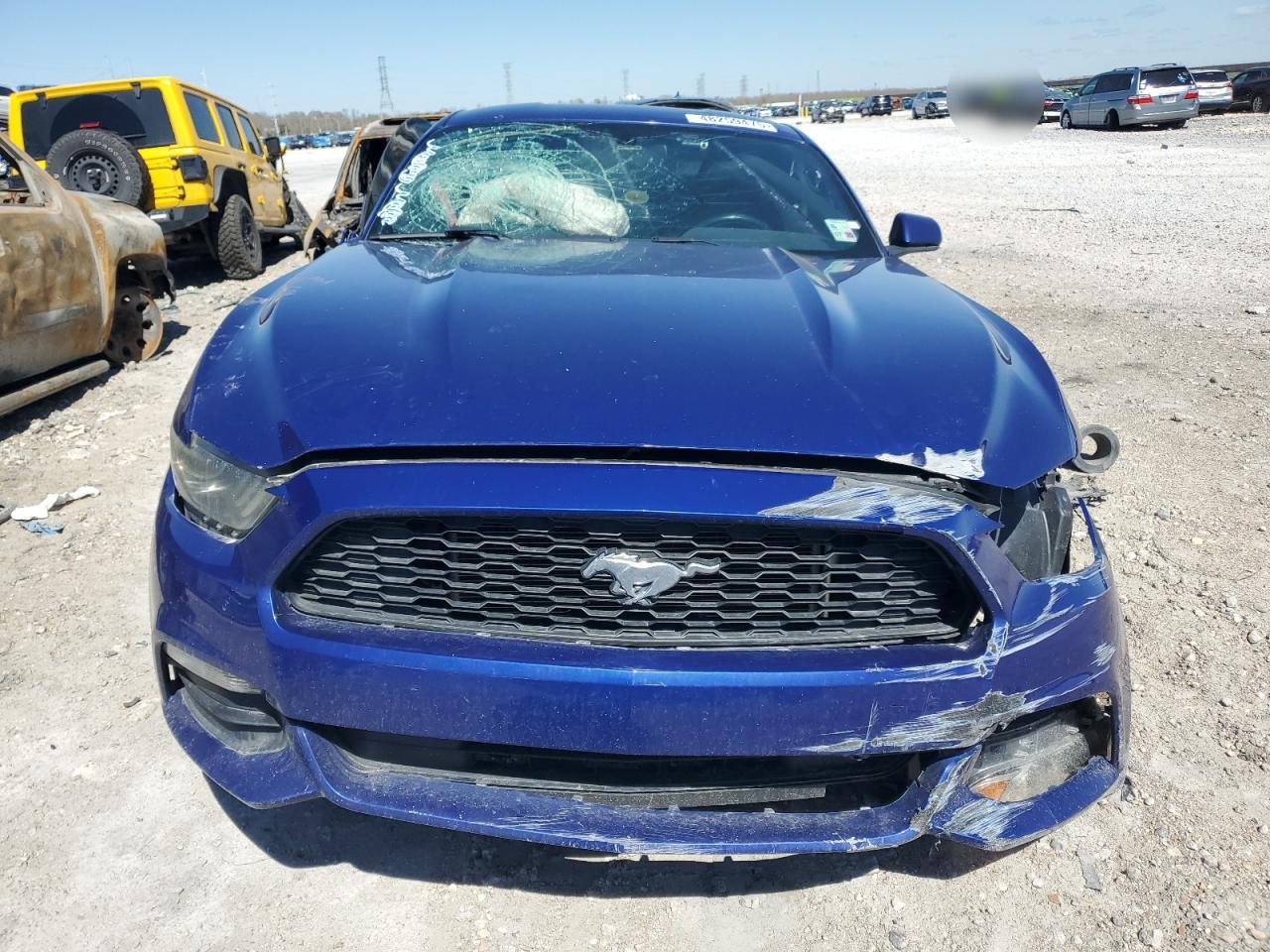 2016 Ford Mustang VIN 1FA6P8AM1G5264787 Copart auction photo, side / front end damage thumbnail 5