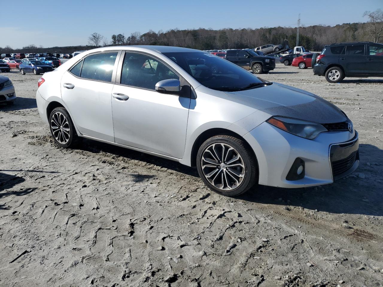 2015 Toyota Corolla VIN 2T1BURHE2FC447381 Copart auction photo, front end / undercarriage damage thumbnail 4