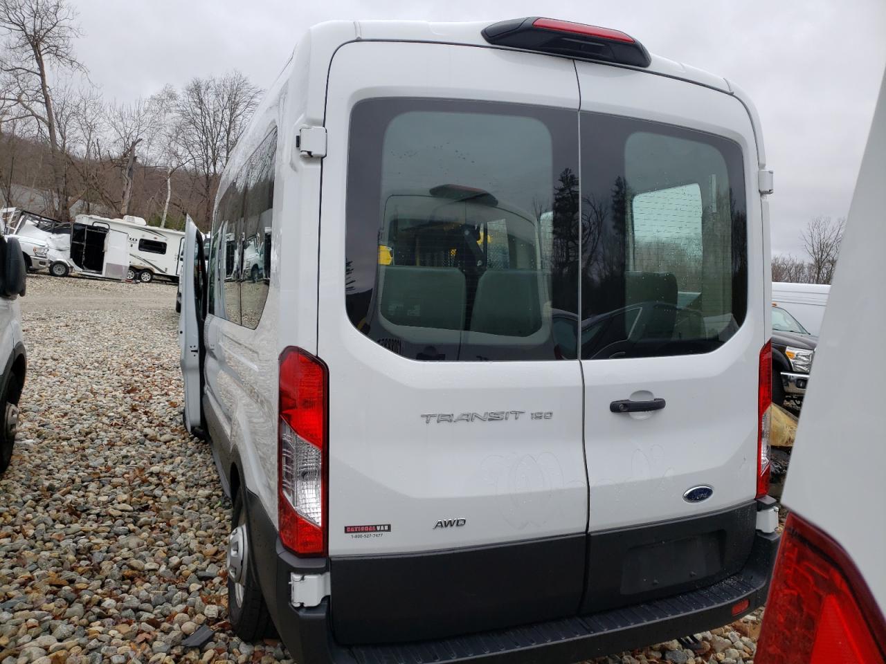 2023 Ford Transit VIN 1FTYE2C83PKA86100 Copart auction photo, front end / undercarriage damage thumbnail 6