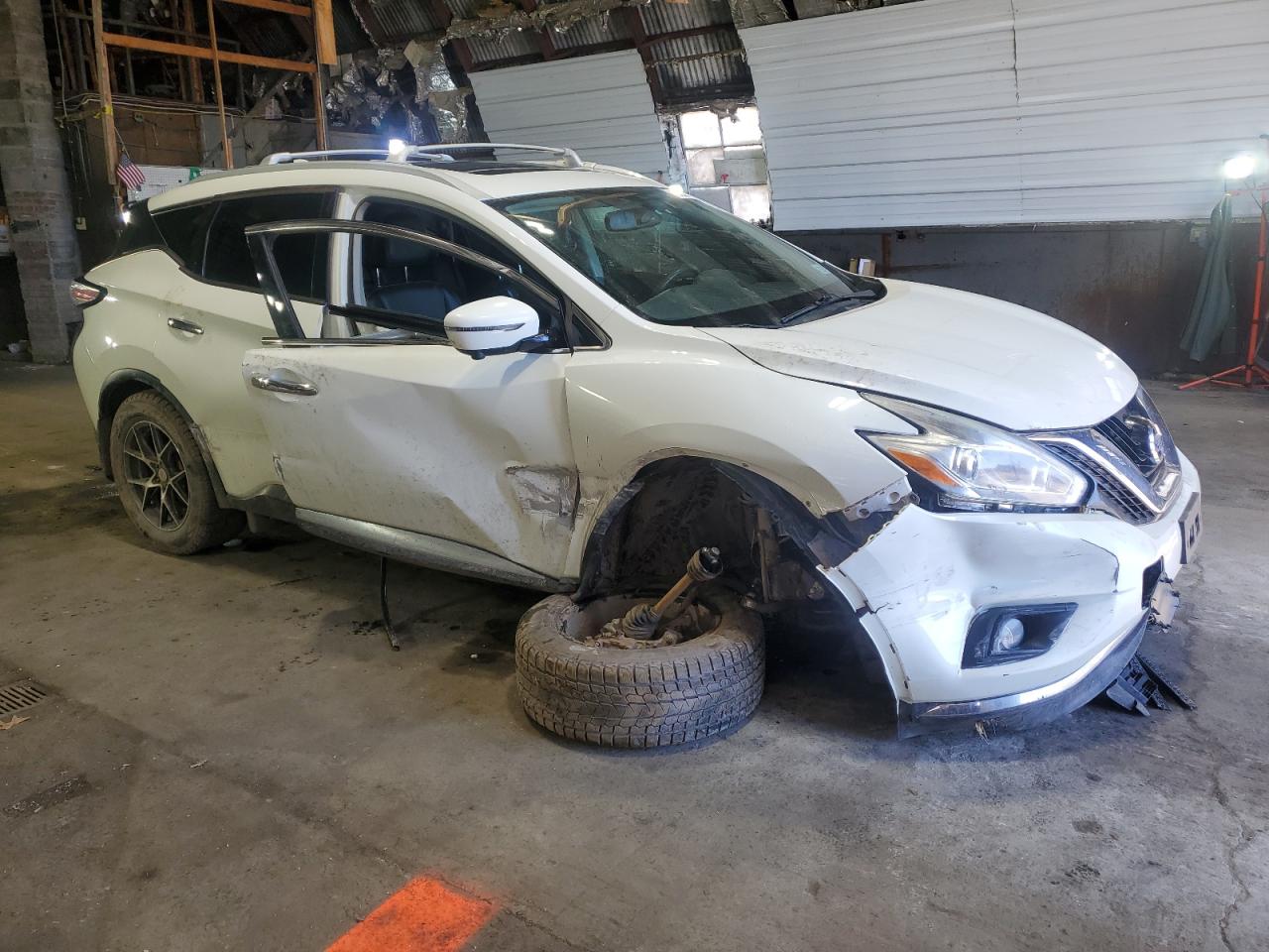 2017 Nissan Murano VIN 5N1AZ2MH5HN191706 Copart auction photo, all over damage thumbnail 4