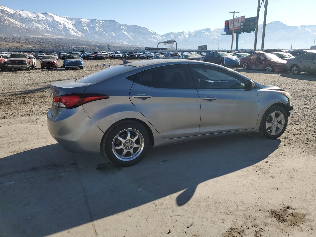 2012 Hyundai Elantra VIN KMHDH4AE7CU340072 Copart auction photo, front end damage thumbnail 3
