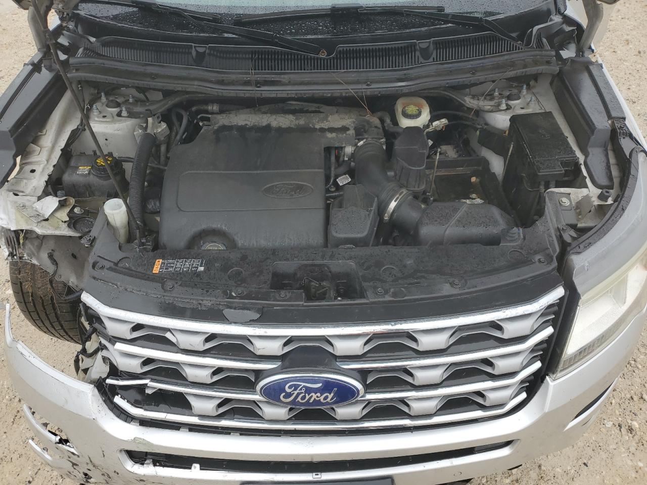 2017 Ford Explorer VIN 1FM5K7F82HGC13603 Copart auction photo, front end / side damage thumbnail 12