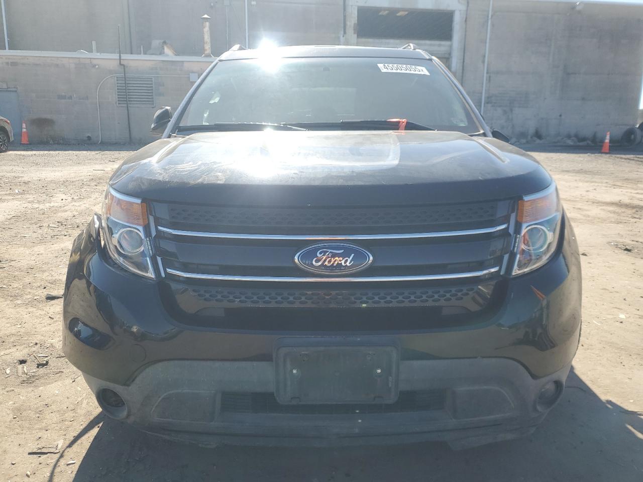 2015 Ford Explorer VIN 1FM5K8F86FGB00241 Copart auction photo, front end / side damage thumbnail 5