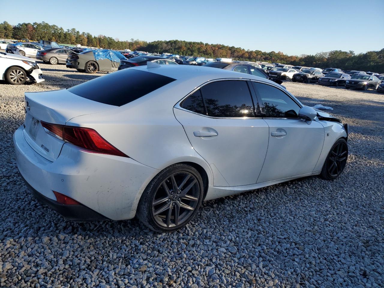 2018 Lexus IS VIN JTHBA1D22J5082274 Copart auction photo, front end damage thumbnail 3