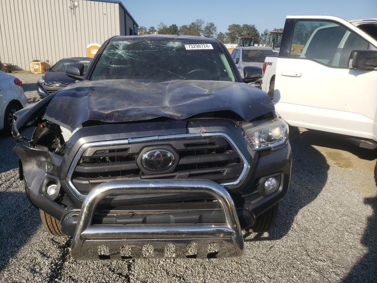 2018 Toyota Tacoma VIN 3TMAZ5CN3JM058424 Copart auction photo, top/roof damage thumbnail 5