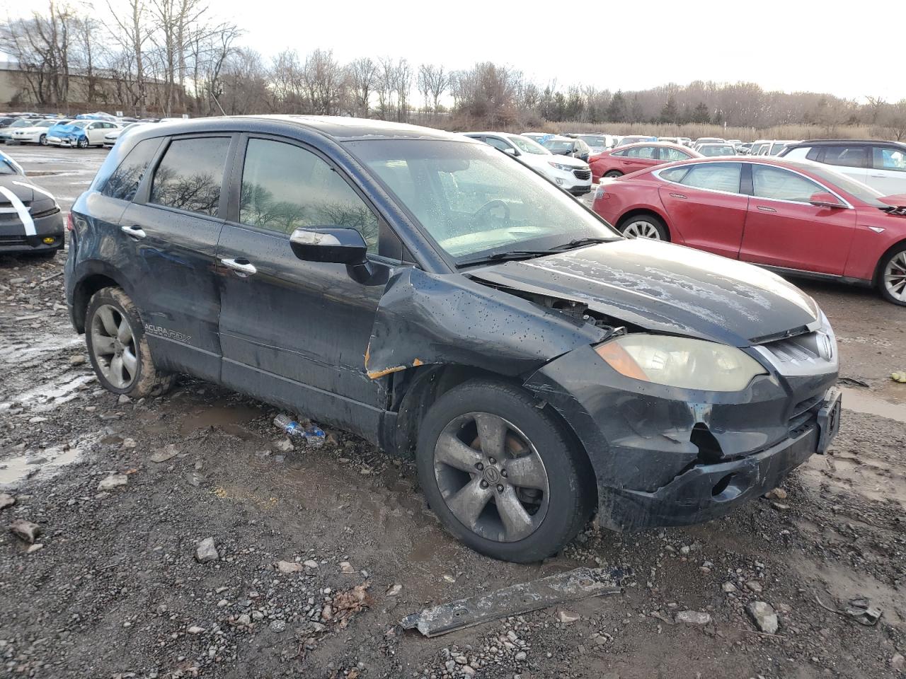 2008 Acura RDX VIN 5J8TB18278A013337 Copart auction photo, front end / side damage thumbnail 4