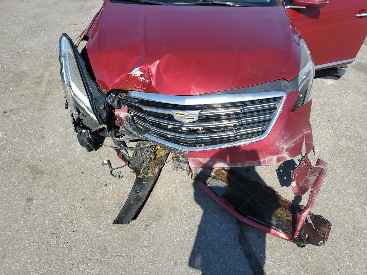 2019 Cadillac XTS VIN 2G61M5S38K9121240 Copart auction photo, front end / side damage thumbnail 11